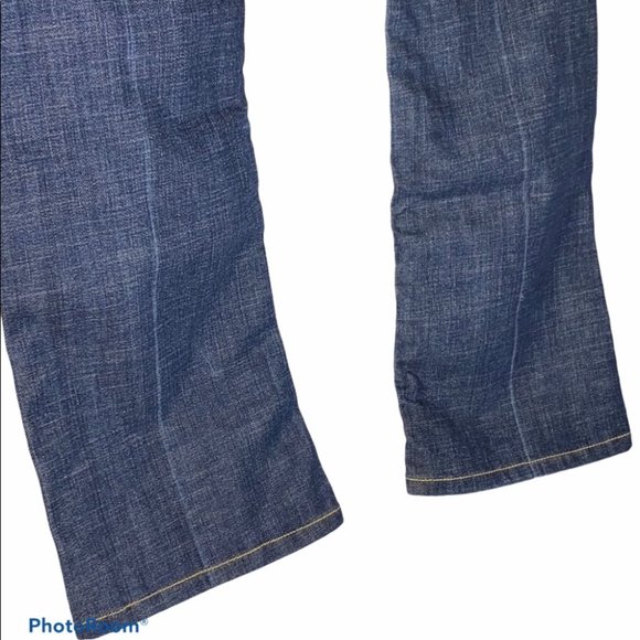 Dry Aged Denim James Jeans Antique Gold Bootleg - Picture 5 of 16